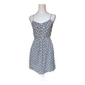 J. Crew Geometric Print Spaghettis Strap Dress Size 2